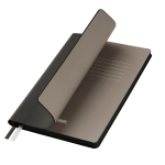 Ежедневник Рейн (Rain) недатированный, черный (без упаковки, без стикера)