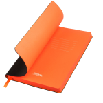 Ежедневник Латте (Latte NEW) недатированный, черный/оранжевый (без упаковки, без стикера)