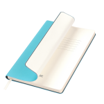 Ежедневник Спарк (Spark) недатированный, лазурный (без упаковки, без стикера, с серой подложкой)