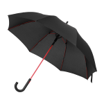 Зонт-трость Квантум (Quantum), черный/красный
