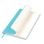 Ежедневник Спарк (Spark) недатированный, лазурный (с упаковкой, со стикерами)