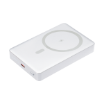 Внешний аккумулятор Атлантис Плюс PD (Atlantis PD Plus) 10000mAh с функцией беспроводной зарядки 15W, серебряный