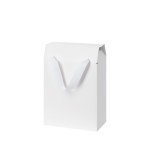 Подарочная коробка-пакет универсальная малая, белая