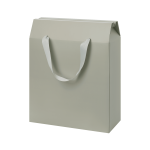 Подарочная коробка-пакет универсальная большая, серая