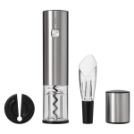 Набор для вина с электрическим штопором Винтаро (Vintaro), серебряный