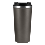 Термокружка вакуумная Palermo, серая, гладкая поверхность