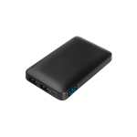 Внешний аккумулятор с цветной подсветкой Анкор Макс (Ancor Max) 5000 mAh, черный