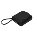 Внешний аккумулятор с подсветкой Риттер PD (Ritter PD) 10000mAh с функцией беспроводной зарядки 15W, черный