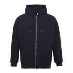 Толстовка Единый размер One size, с капюшоном на молнии футер без начёса 350, 72, Черный (20) (Единый размер)