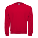 Свитшот унисекс STAN футер без начёса, 350, 96, Красный (14) (50/L)