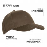 Бейсболка STAN 5 клиньев хлопок 150, 10L , Хаки (38)  (Единый размер)