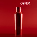 Термобутылка для напитков E-shape красный