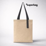 Шоппер Superbag Light, с внутренним креплением (полукольцо) неокрашенный с серым