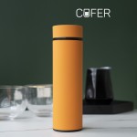 Термос Reactor софт-тач с датчиком температуры оранжевый