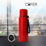 Термос S-travel New с датчиком температуры 600 мл. красный