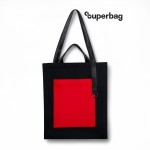 Шоппер Superbag Big Pocket, с карманом на молнии