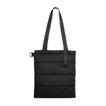 Шоппер Superbag Bubble, стёганый, без застёжки черный