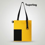 Шоппер Superbag Color жёлтый с чёрным