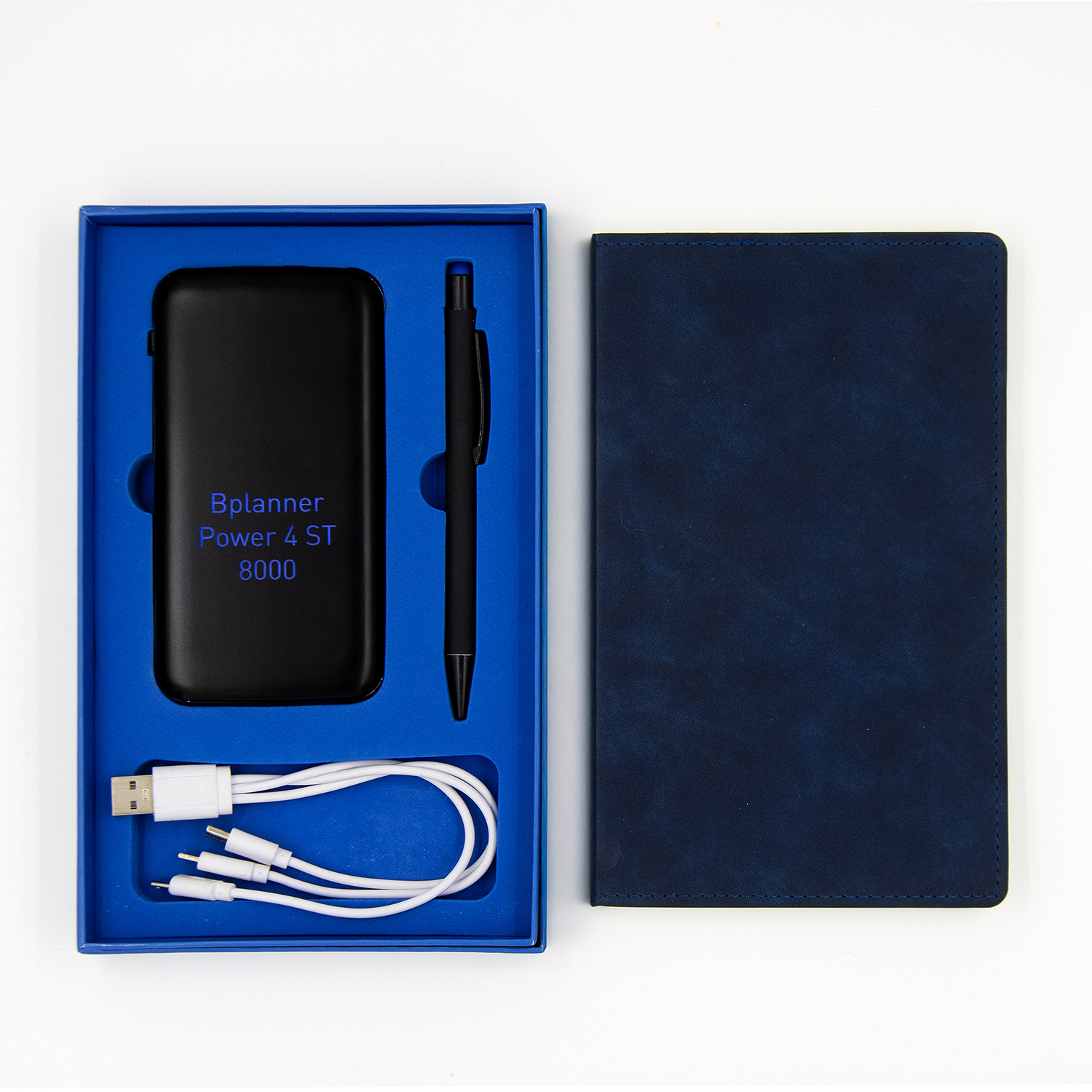 синий с чёрным