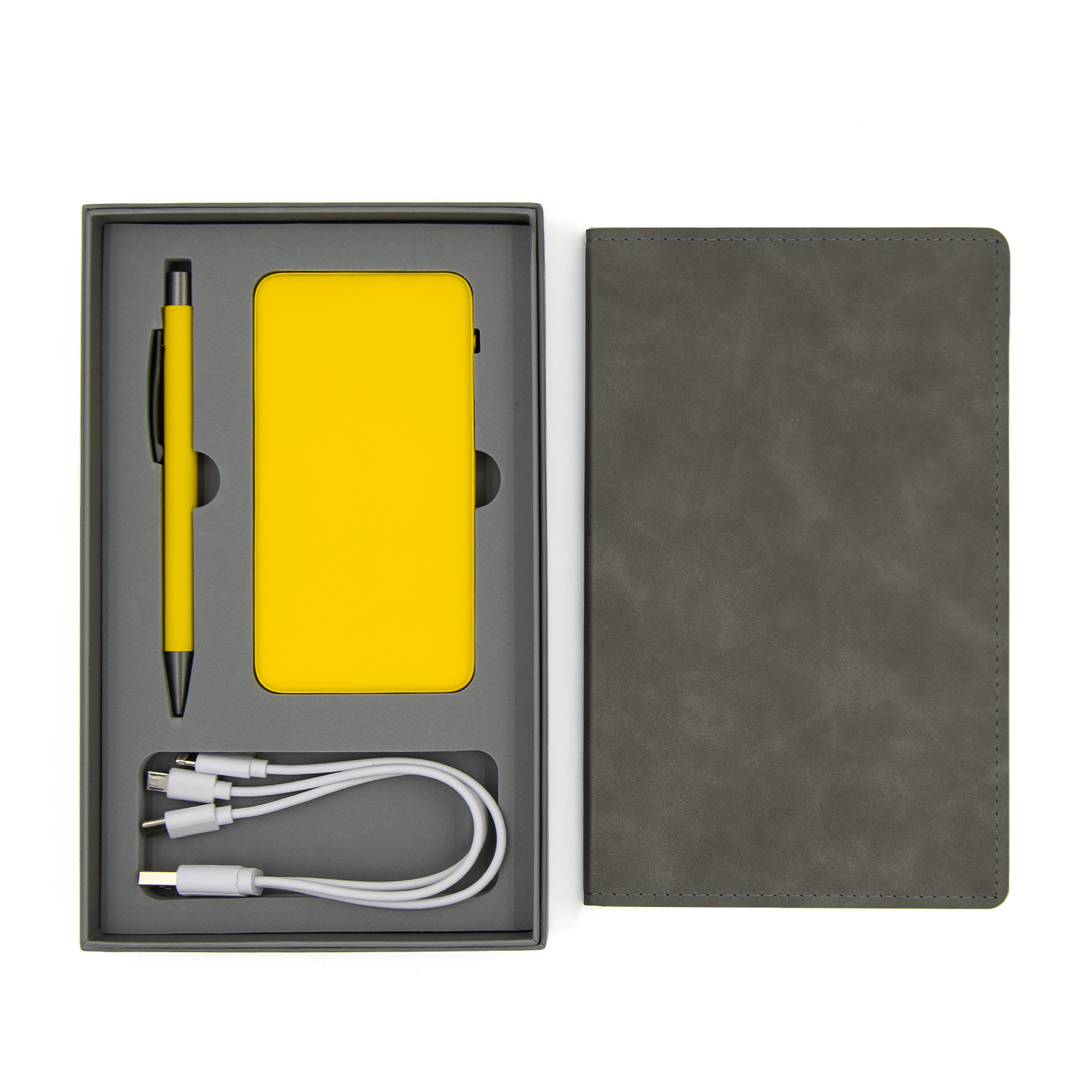 желтый с серым