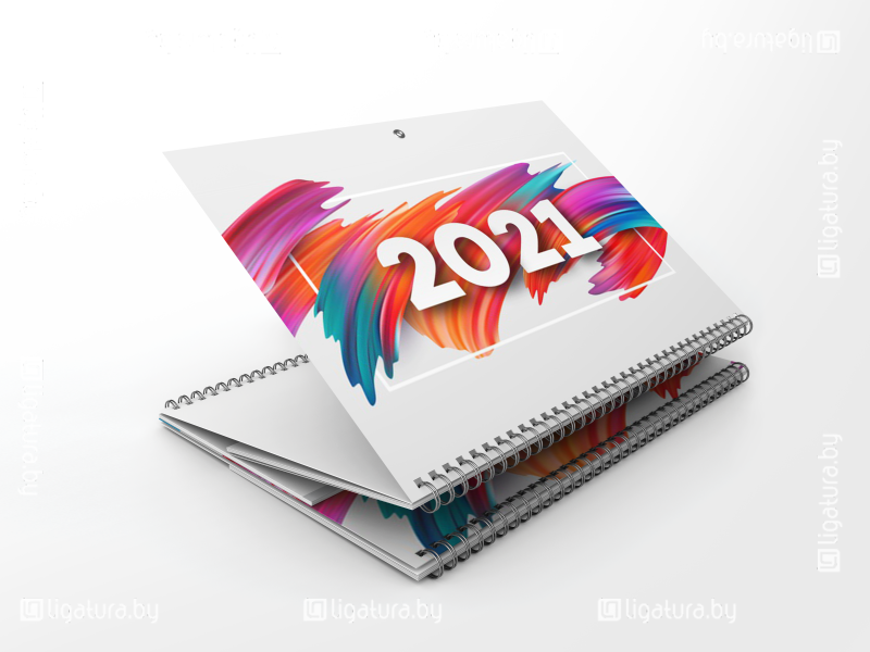 Корпоративный квартальный календарь 2021