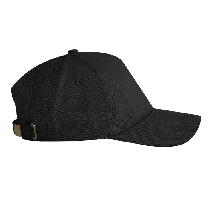 Бейсболка STAN 5 клиньев хлопок,260,12, Черный (20) (ONE SIZE)