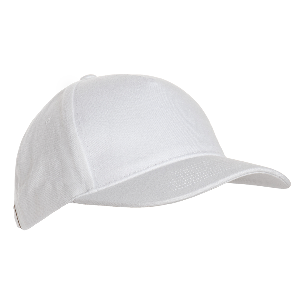 Бейсболка STAN 5 клиньев хлопок 280, 11, Белый (10) (ONE SIZE)