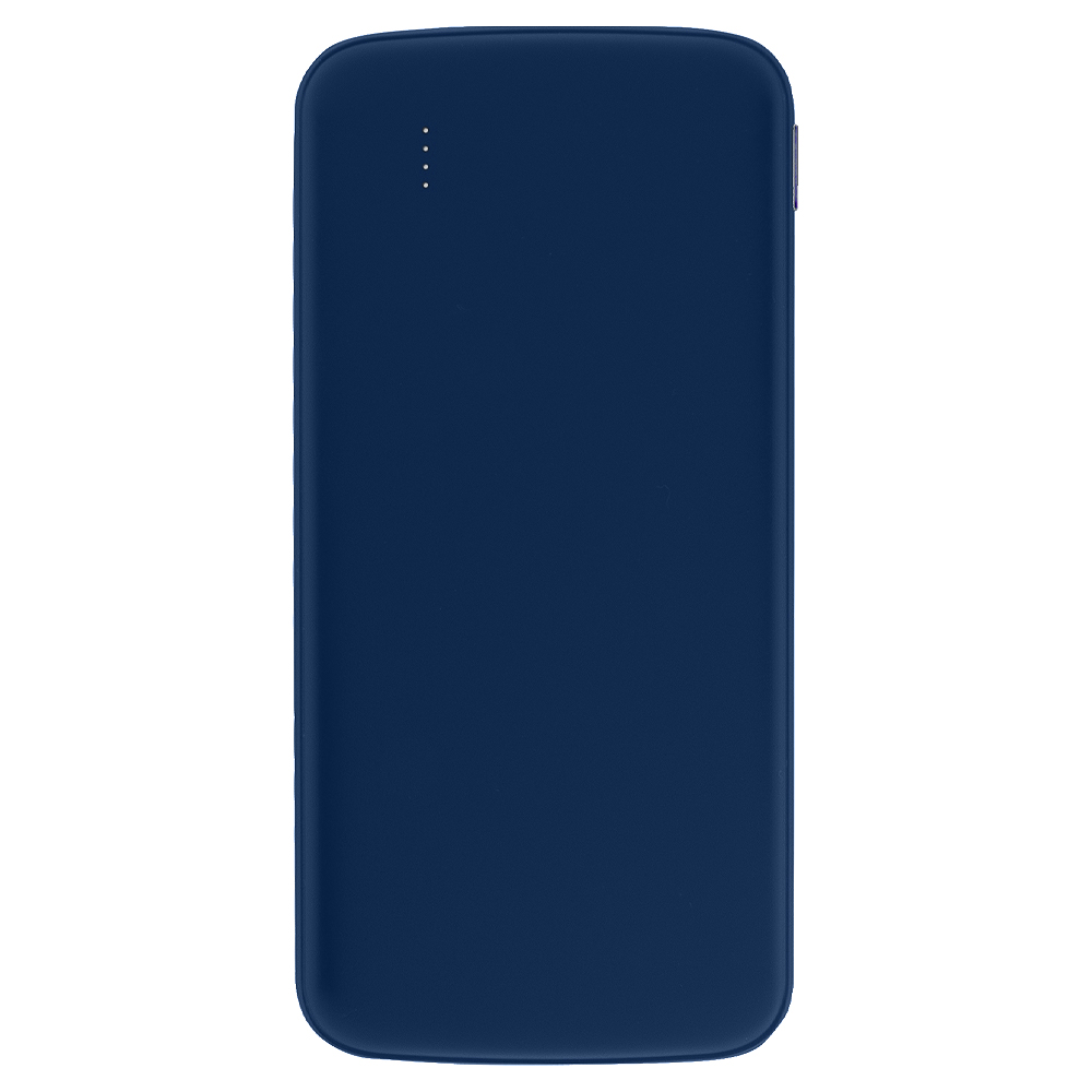 Внешний аккумулятор «Universal», 10 000 mAH, 5V 2.4 A, темно-синий