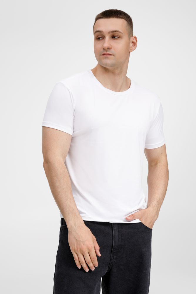 Футболка унисекс Senti, белая, размер 4XL