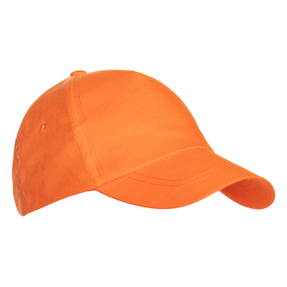 Бейсболка детская STAN 5 клиньев хлопок 150, 10JU, Оранжевый (28) (ONE SIZE)