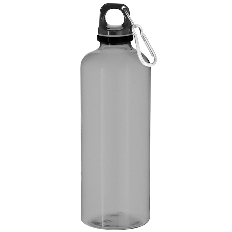 Бутылка пластиковая для воды Clipster, чёрный
