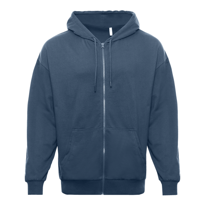 Толстовка мужская STAN с капюшоном на молнии футер без начёса 240, 99, Графит (101) (50/L)