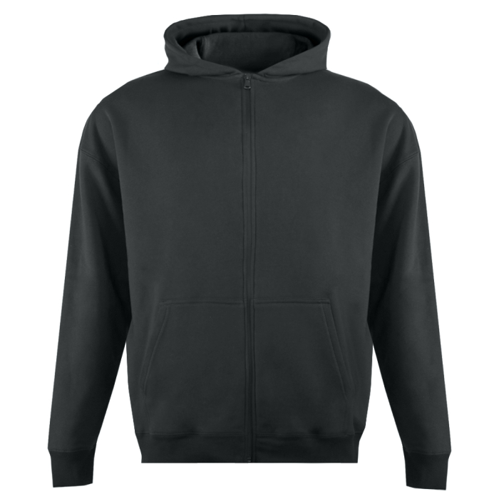 Толстовка унисекс Oversize Zip с капюшоном сэндвич 320, 100, Графит (101) (50/L)