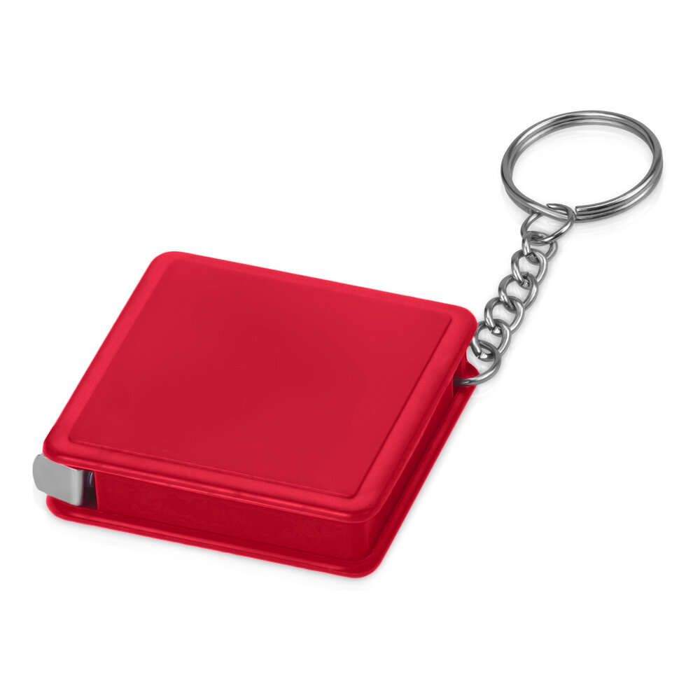 Брелок Tools рулетка Сантиметр, 1 м, красная, пластиковая