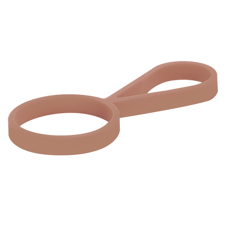 Кольцо-держатель силиконовое для термобутылки Olivia, мокко