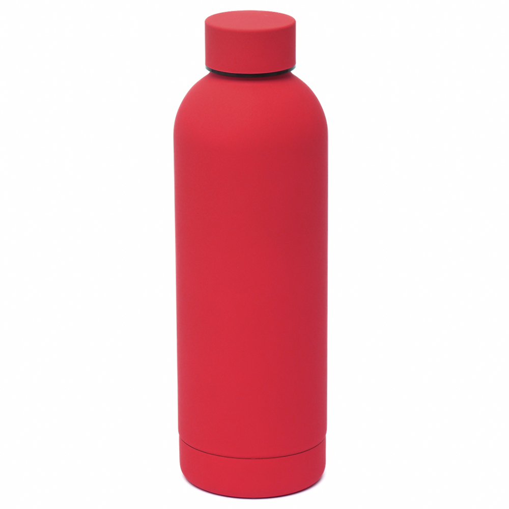 Термобутылка Perfecto софт-тач, красный