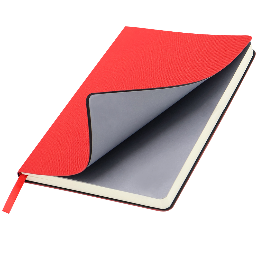 Ежедневник A5 недатированный Stefano в мягком переплёте, красный