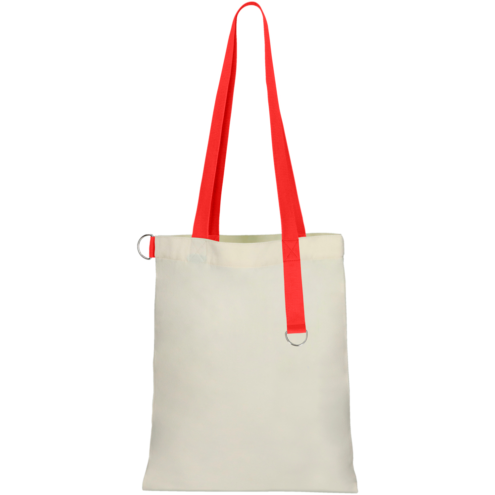 Сумка для покупок White GLOW 325 г/м², красная