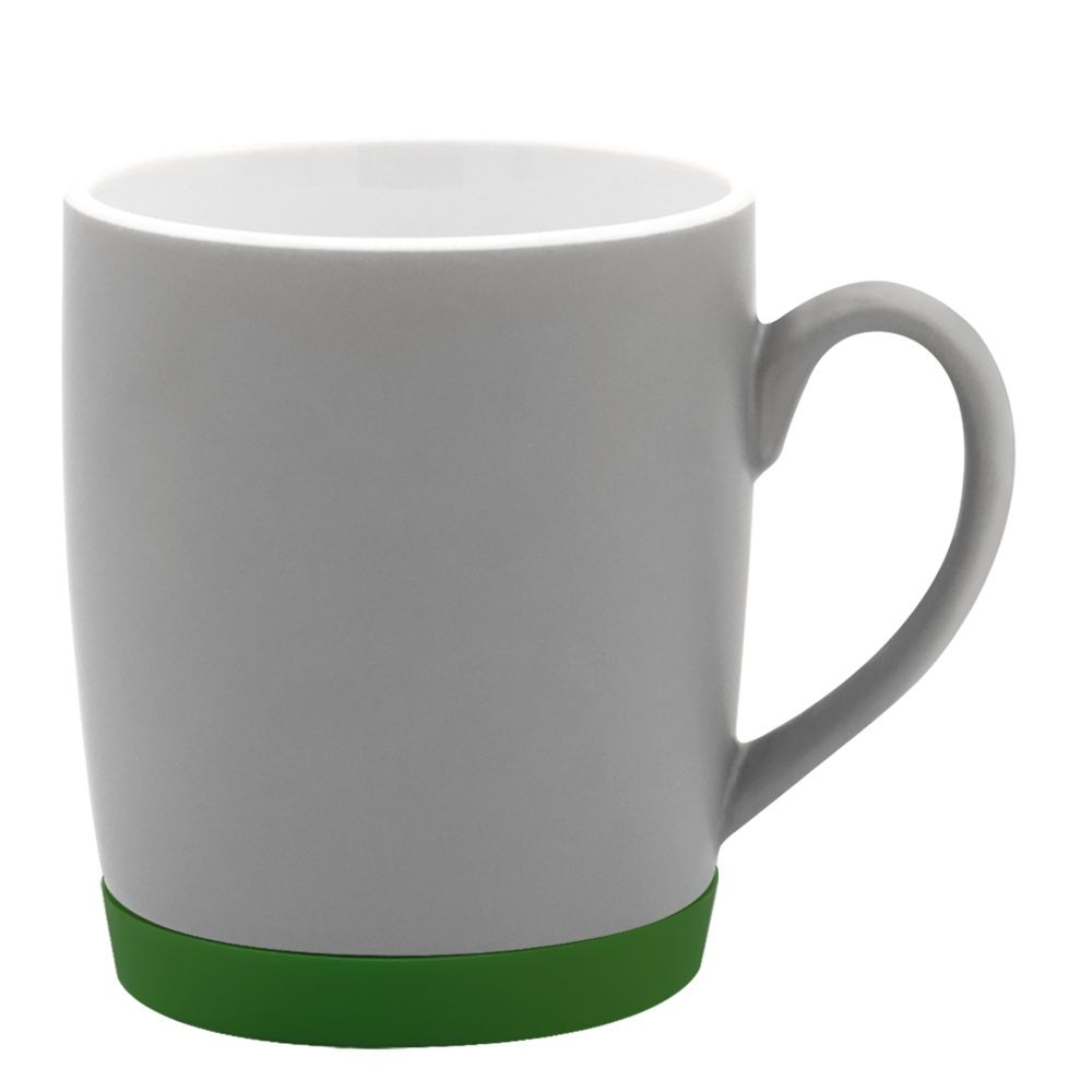 Кружка Make Me To Go, серая/бутылочно-зелёная