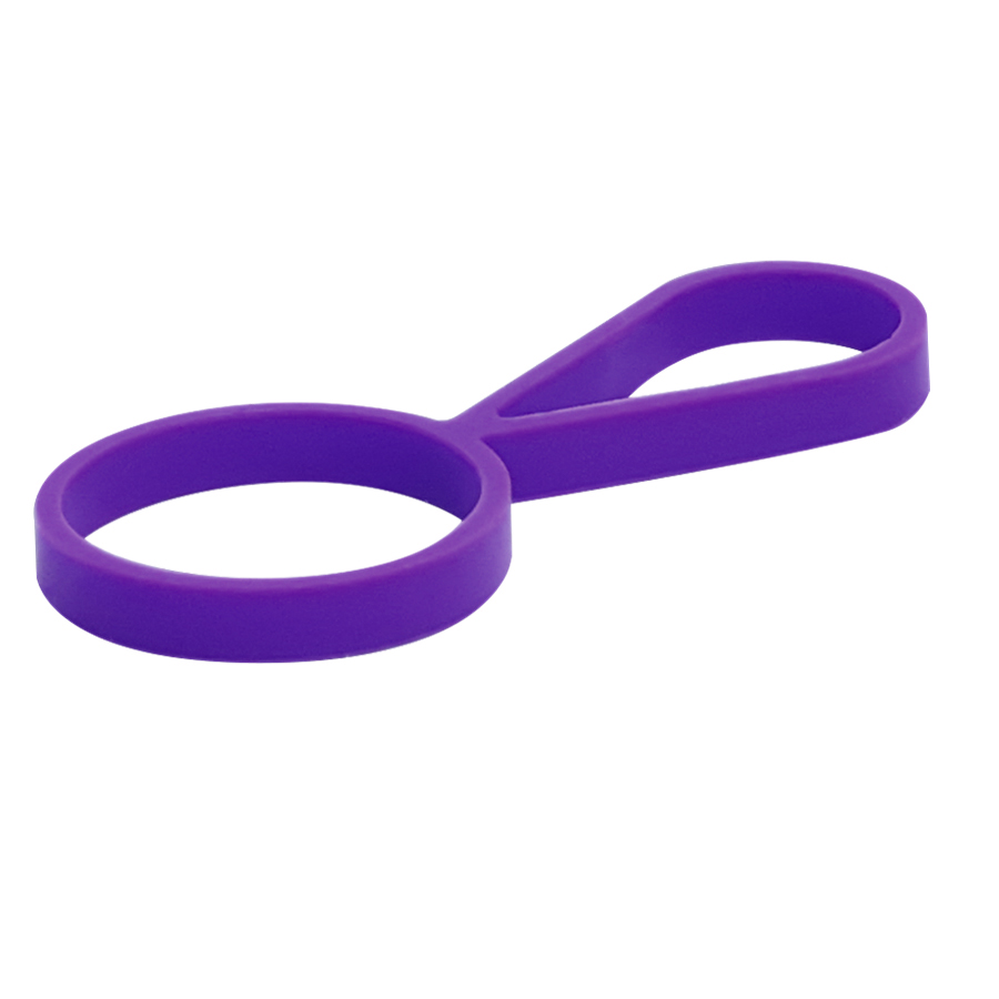 Кольцо-держатель силиконовое для термобутылки Olivia, фиолетовый