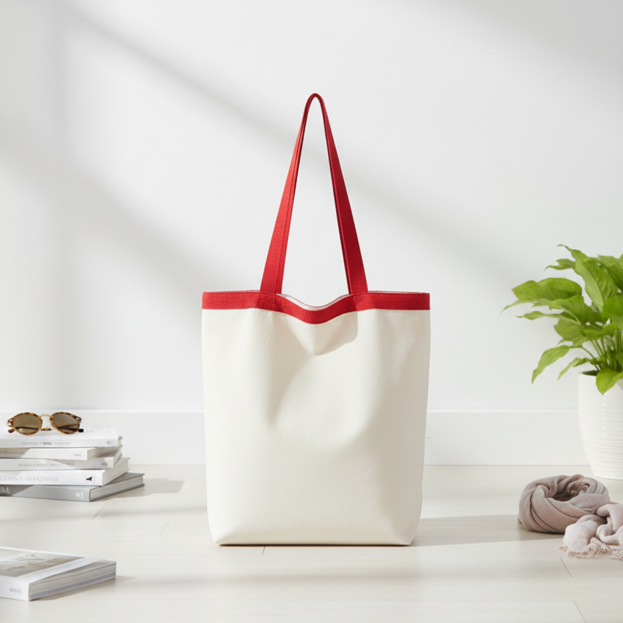 Сумка для покупок YUUGEN 283 г/м², красная