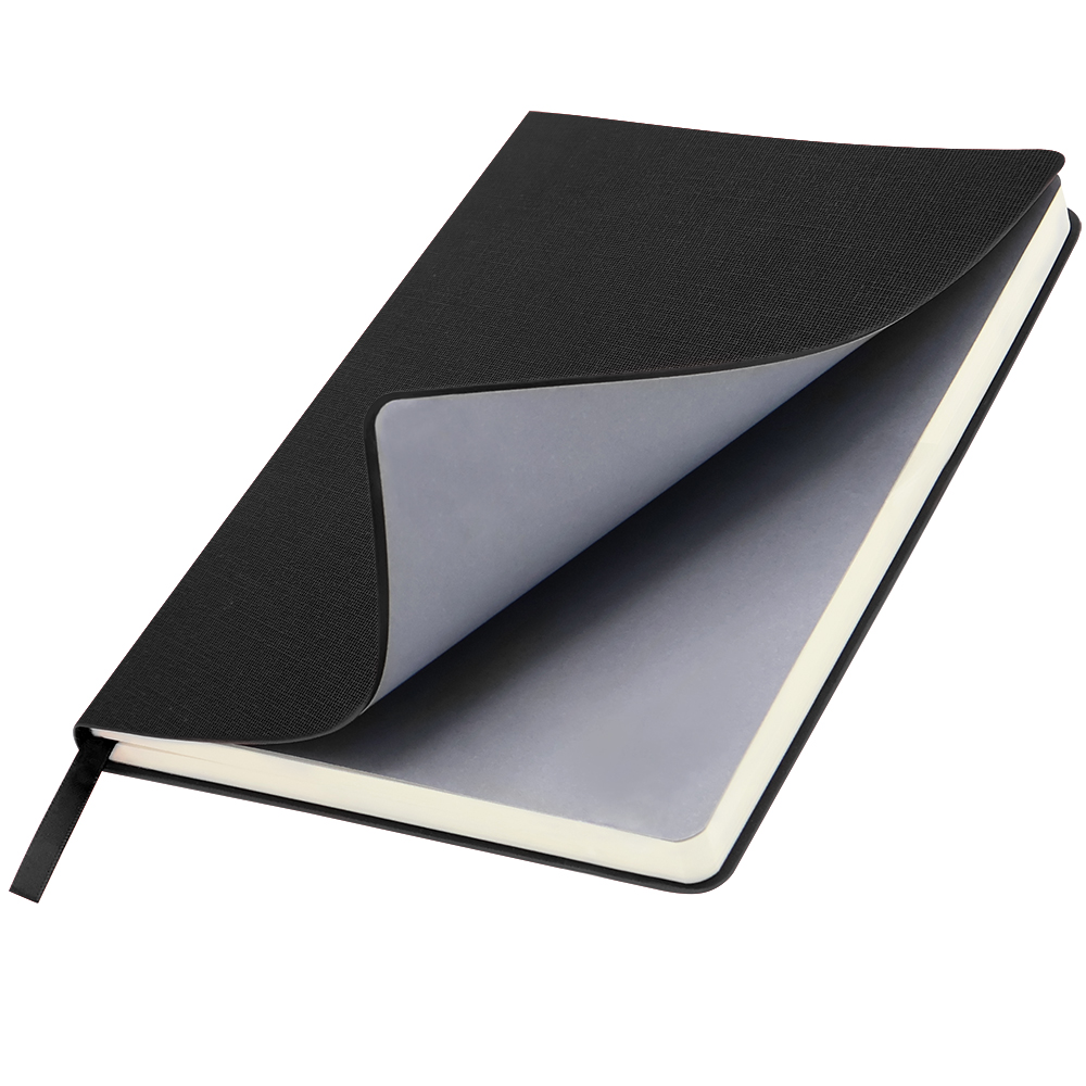 Ежедневник A5 недатированный Stefano в мягком переплёте, черный