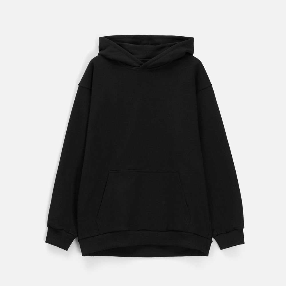 Худи унисекс оверсайз Songo, черное, размер 3XL/4XL