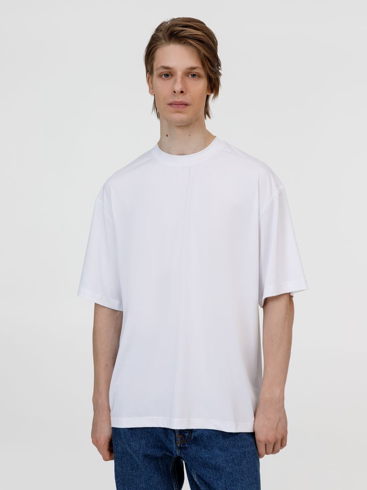 Футболка из бифлекса Morfiss, белая, размер M/L