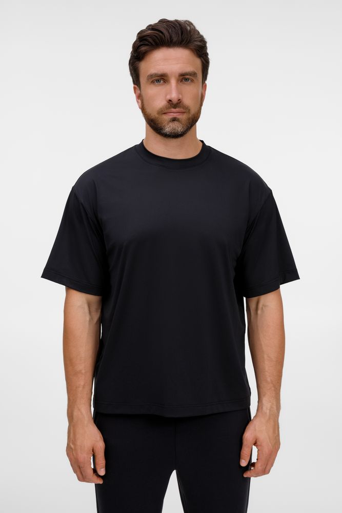 Футболка из бифлекса Morfiss, черная, размер XL/XXL