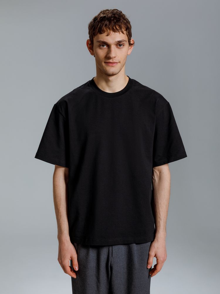 Футболка оверсайз Kangas, черная, XL/XXL
