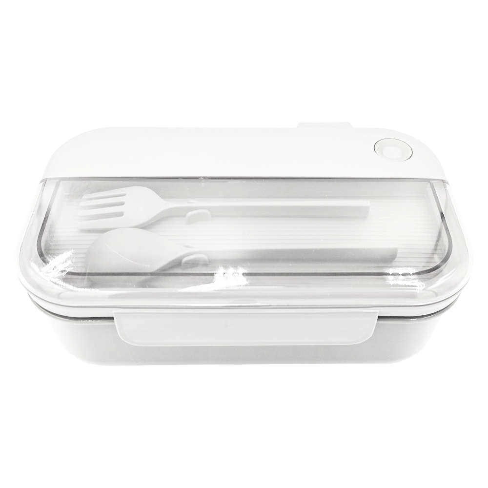 Герметичный контейнер для еды (ланч бокс)  BON VOYAGE, пластиковый, белый, 1100 мл.