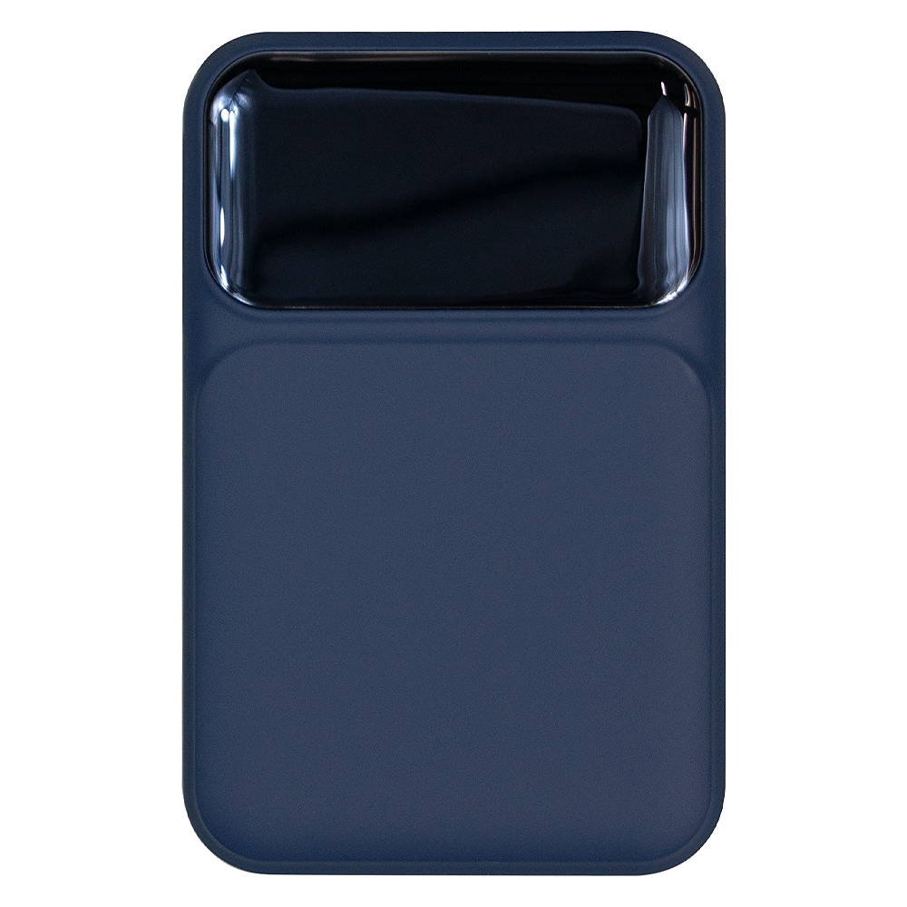 Внешний аккумулятор (powerbank) «Lumen», софт тач, 10 000 mAH, с тремя зарядными шнурами, 22,5W super fast charge, Power Delivery (PD) 20W (dfnn), QC3.0, темно-синий