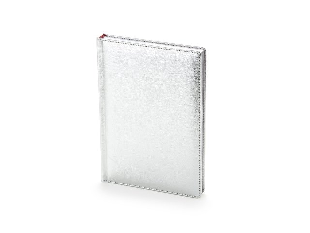 Ежедневник недатированный А5 «Sidney Nebraska» с серебряным срезом