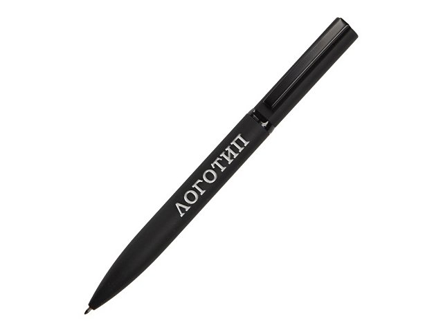 Ручка шариковая металлическая «Siegfried Silver» soft-touch с зеркальным слоем